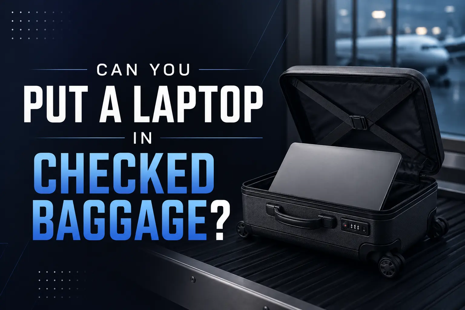 Can You Put a Laptop in Checked Baggage?