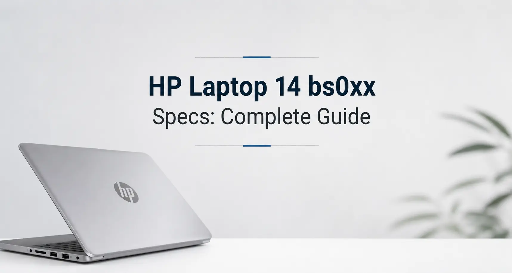 HP Laptop 14 bs0xx Specs
