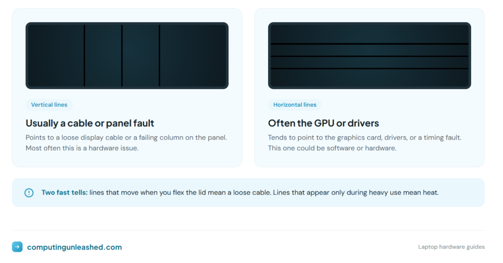 Vertical Lines vs Horizontal Lines: What the Direction Tells You